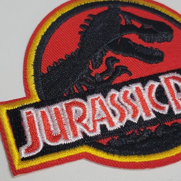 Iron On Patch Jurassic Park, 4" - Picture 2 of 7